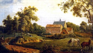 Klooster_Ter_Apel_door_Arnold_Hendrik_Koning_(1834)